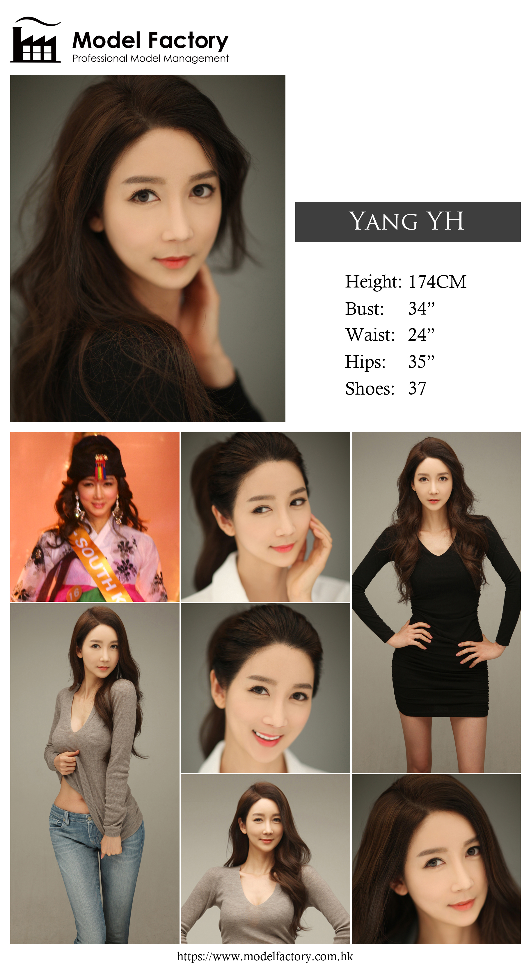 Model Factory Korean Female Model YangYH