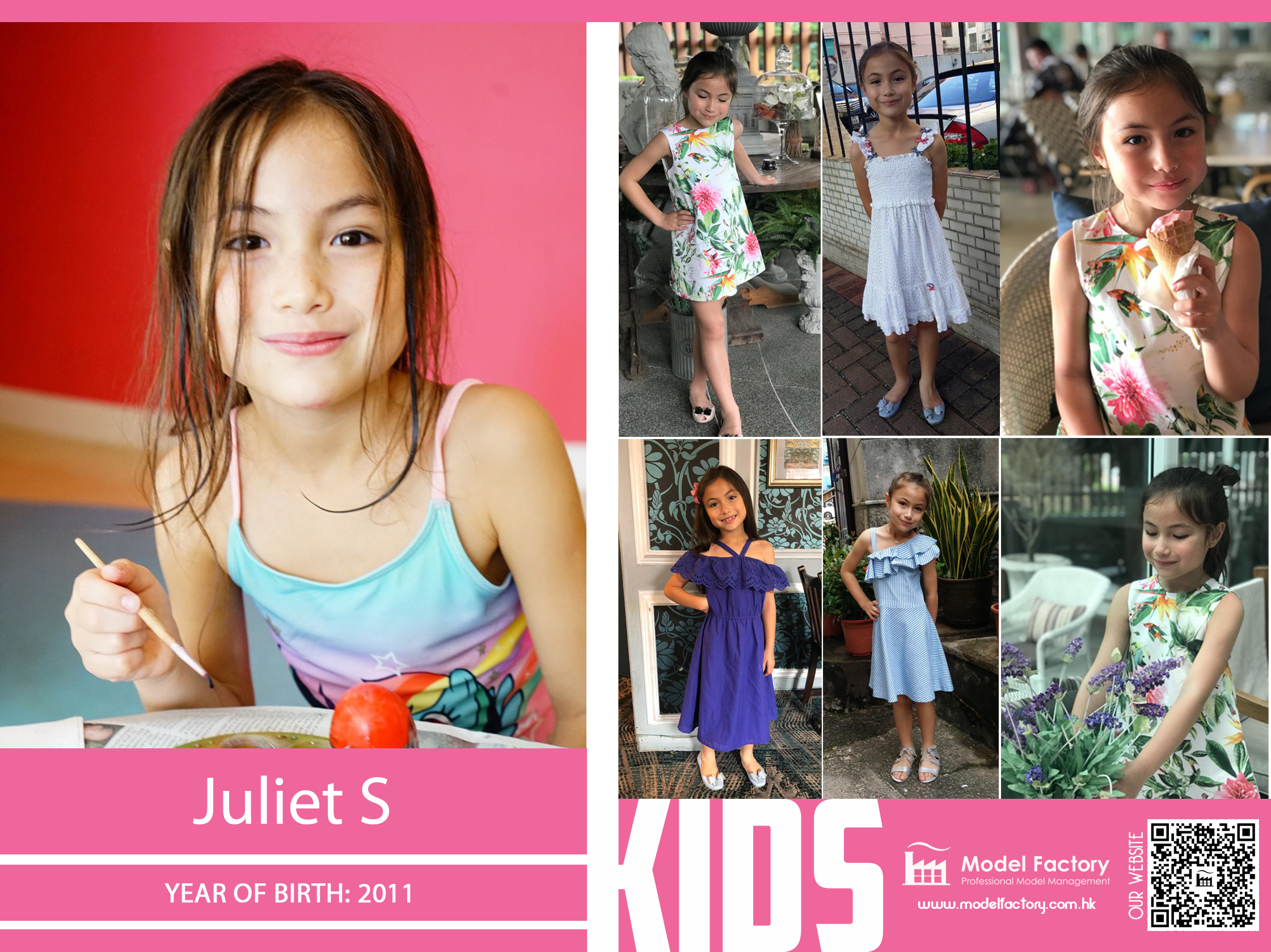 Model Factory Caucasian Kids Juliet S